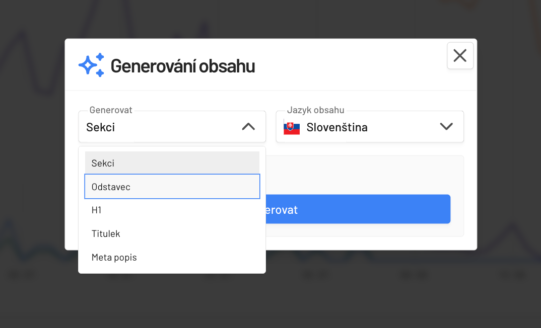 Generovanie obsahu pomocou AI – tone of voice vychádza z vášho webu